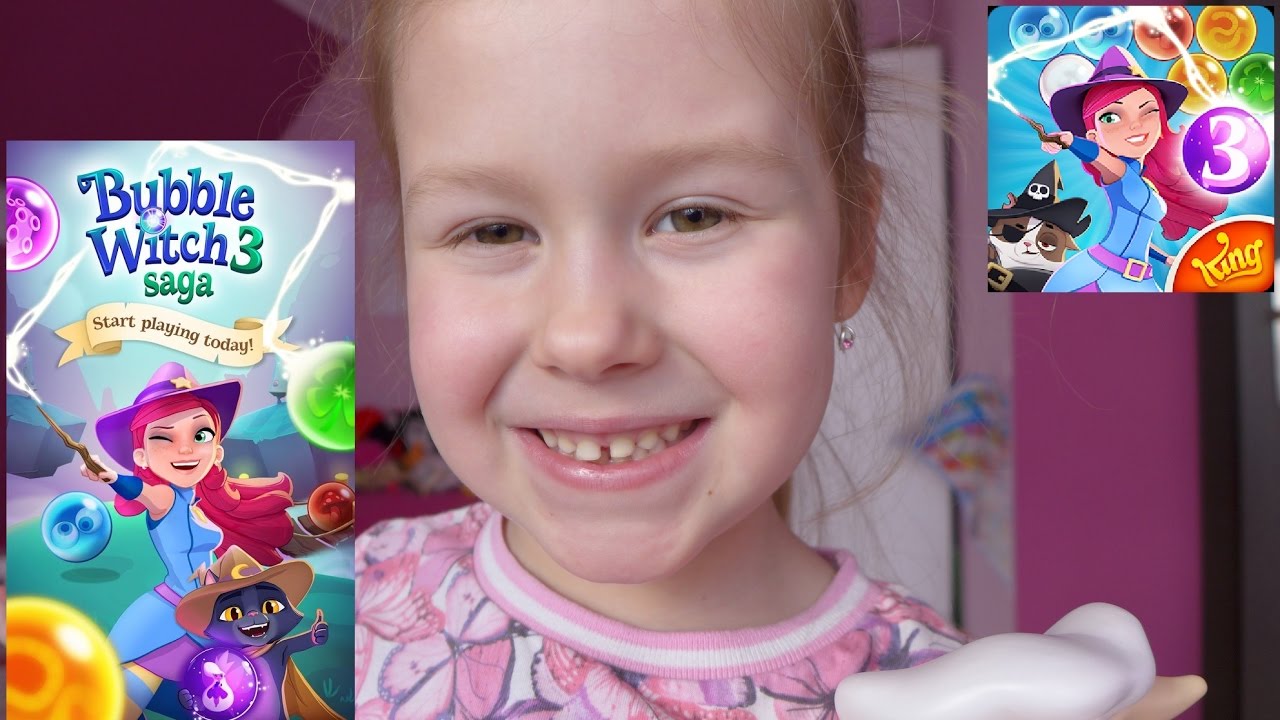 Gram w Bubble Witch Saga 3 a Pomidor zadaje mi zagadki Gang Świeżaków Baw się ze mną z Lenka