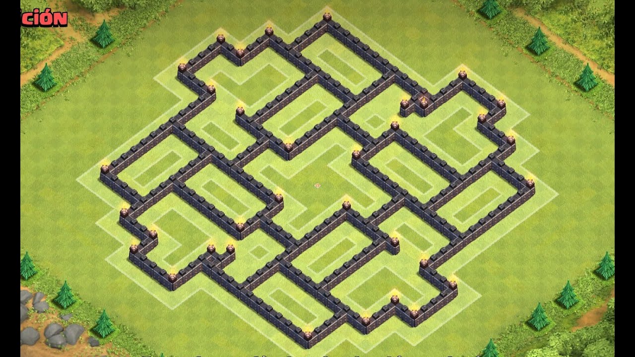 TH9 FARMING BASE - ANTI-HOGS 2.4 - Clash of Clans
