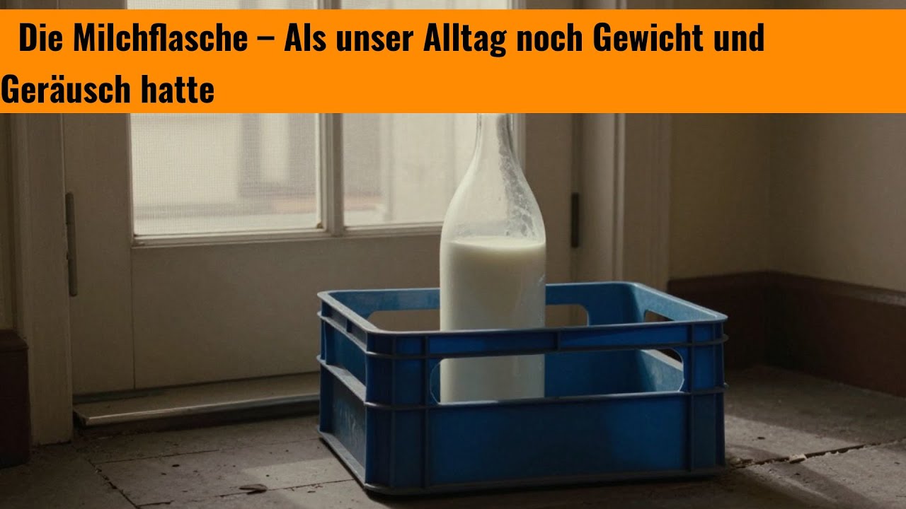 Die Milchflasche – Als unser Alltag noch Gewicht und Geräusch hatte