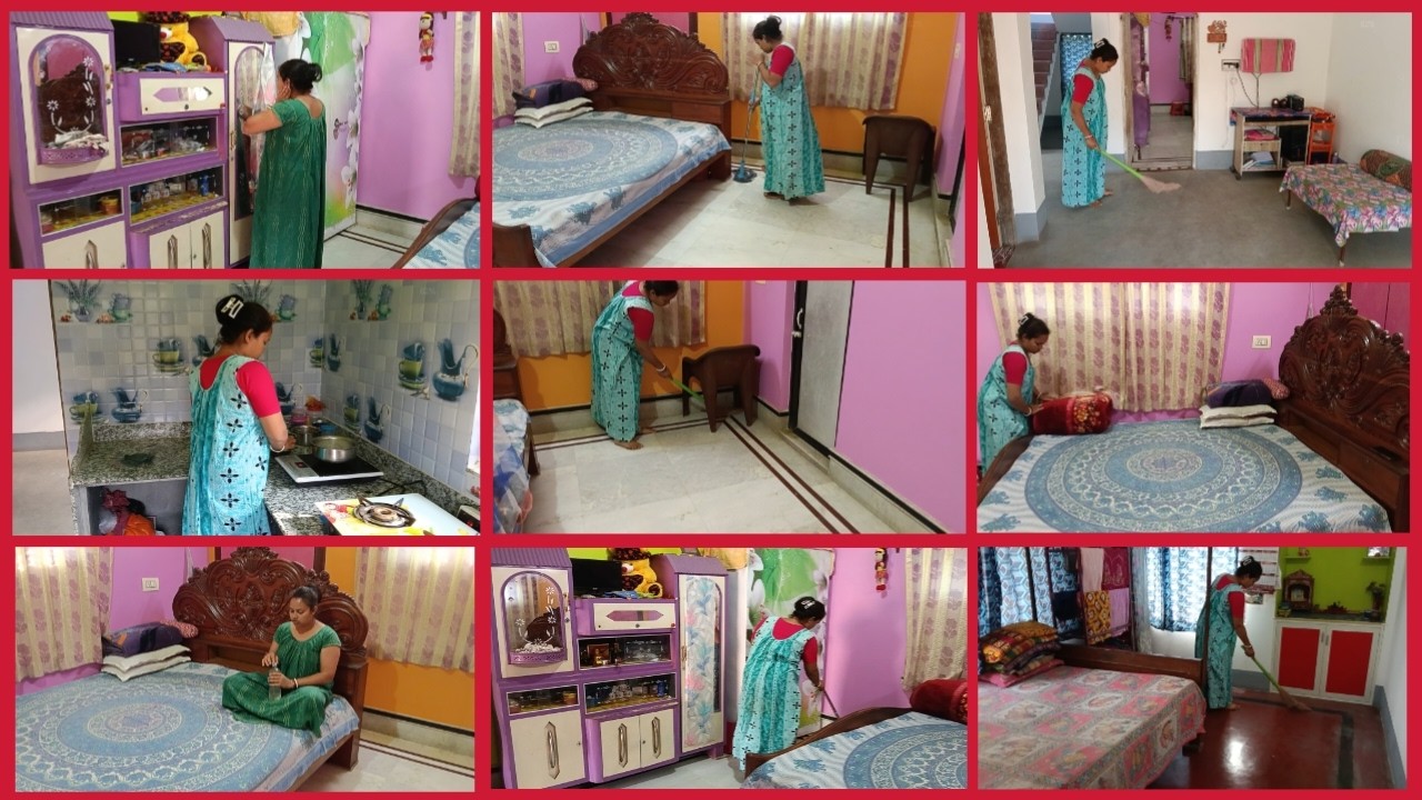 🌻এই palnকরে সংসারেরA to Zকাজ করি বলে ঘরবাড়ি এত পরিষ্কার পরিপাটি রাখতে পারি Bengali home clean vlog✅