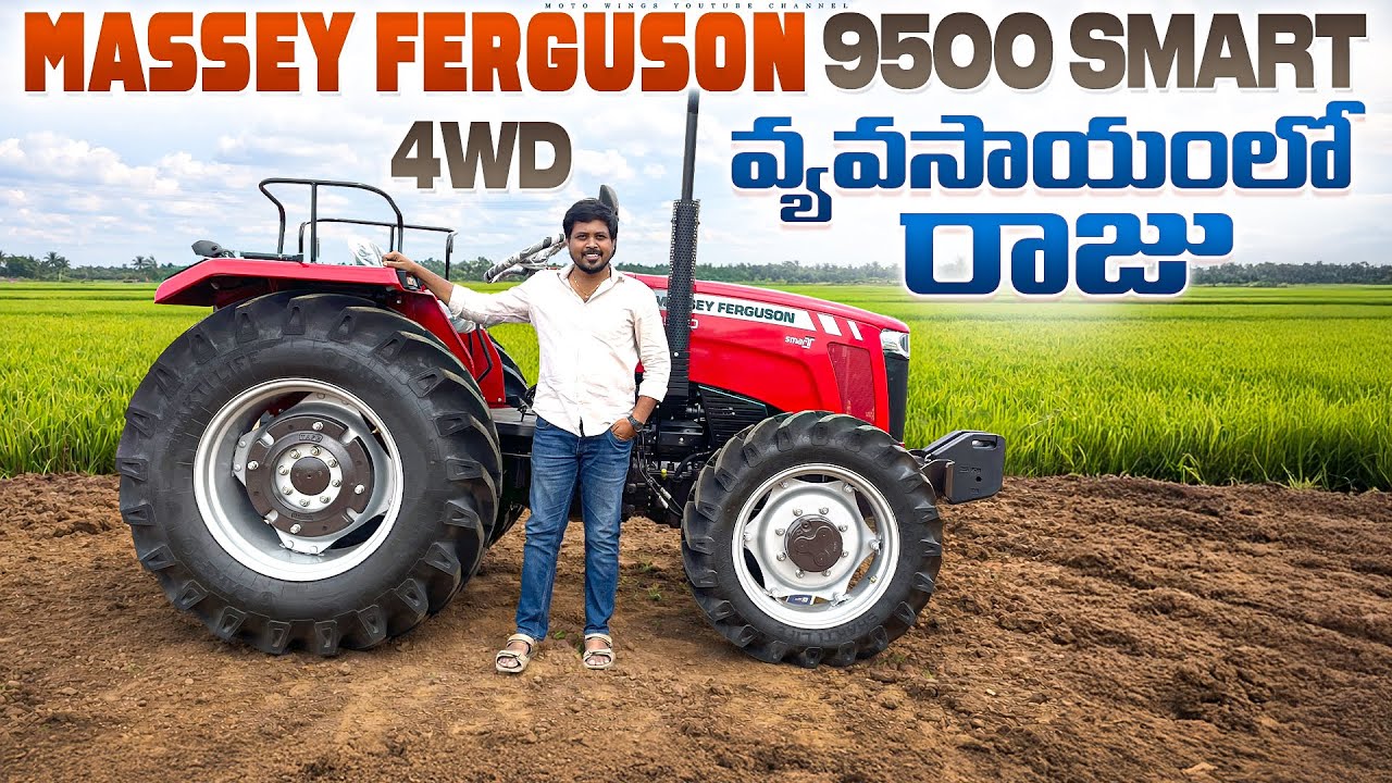 Massey Ferguson 9500 Smart 4WD Tractor Review | Moto Wings