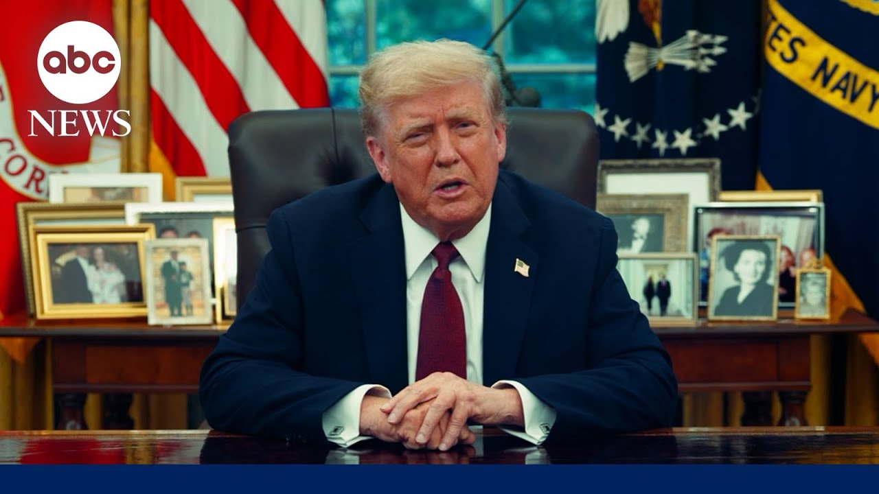 Trump posts video statement after fatal shooting of Charlie Kirk