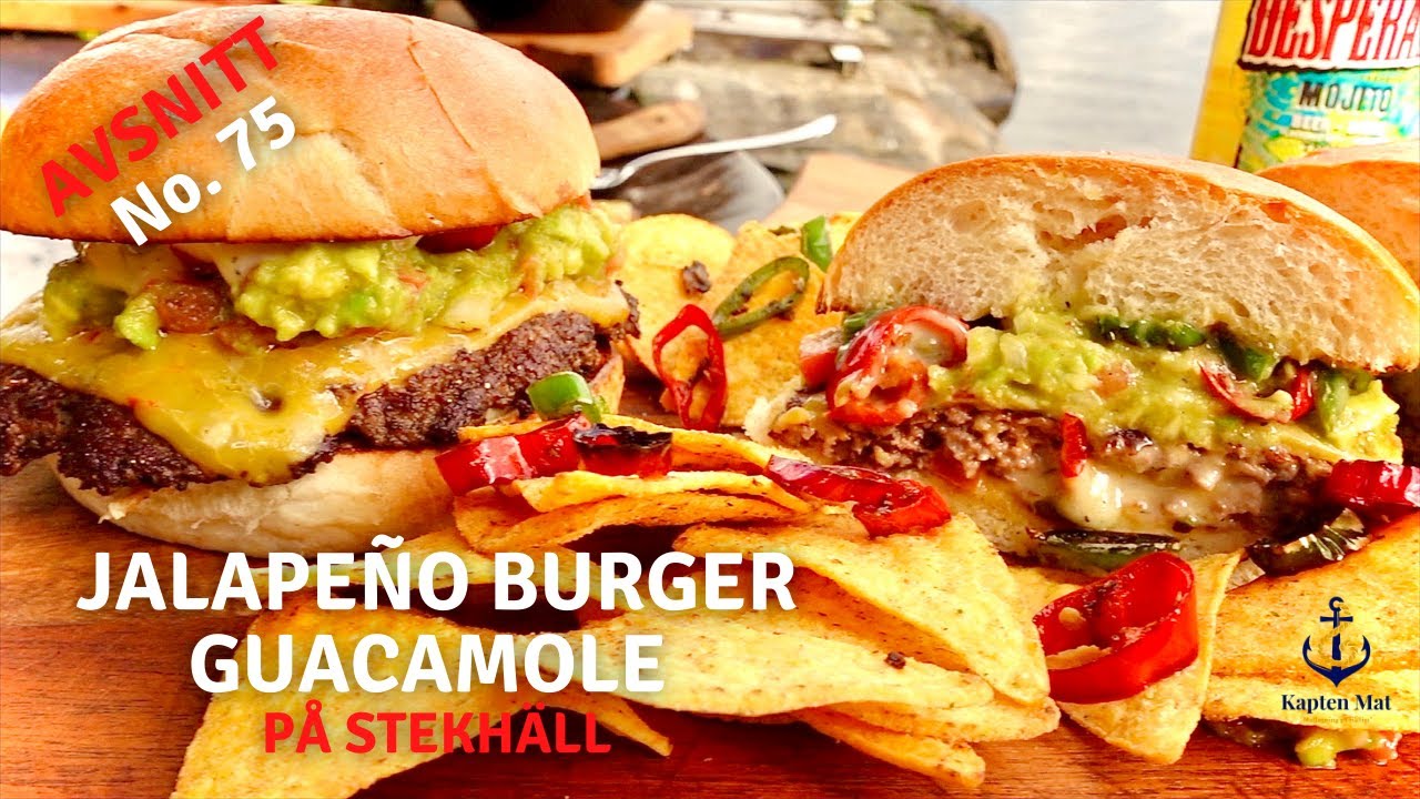No. 75 - Jalapeño Burger Guacamole - Kapten Mat
