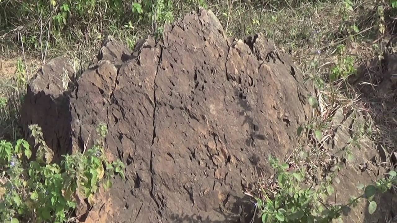 2500 MILLION YEARS OLD BASALTIC VOLCANIC ERUPTION ON LAND SURFACE IN MADHYA PRADESH, INDIA