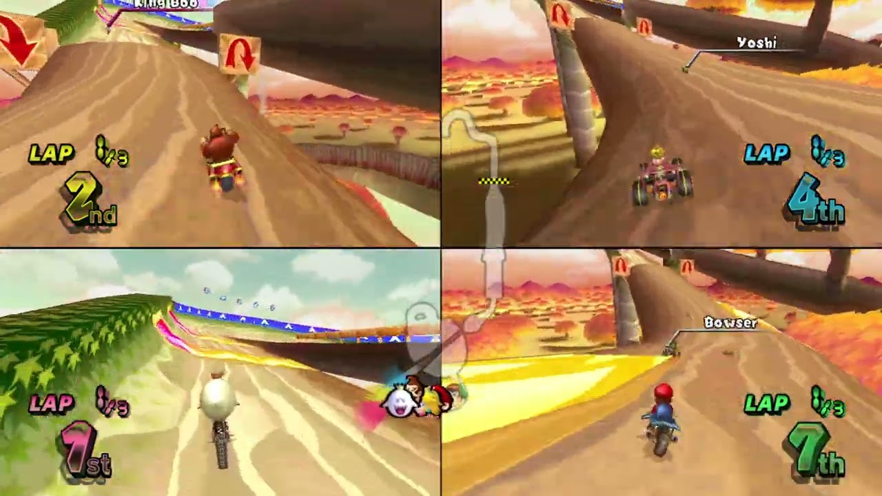Mario Kart Wii ✦ 4 Players #564 Star Cup 150cc