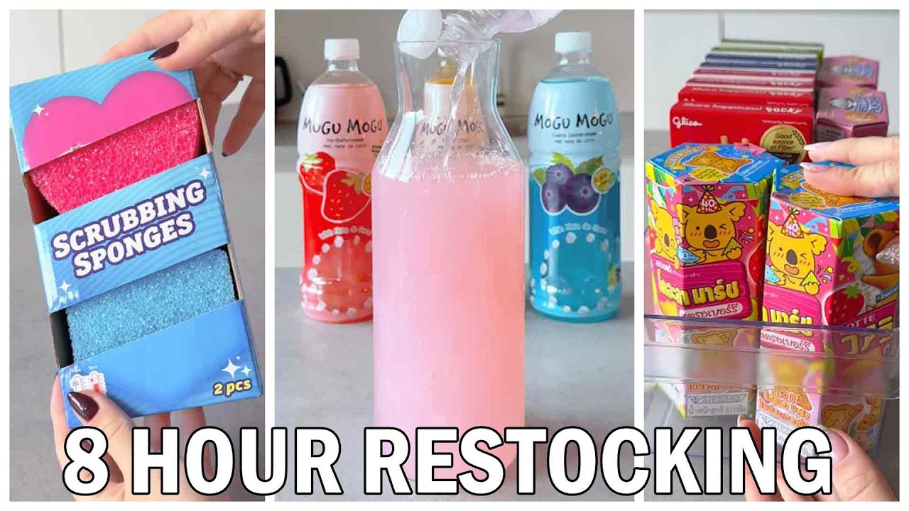 8 Hours of Satisfying & Relaxing Restocking ASMR to Fall Asleep Fast