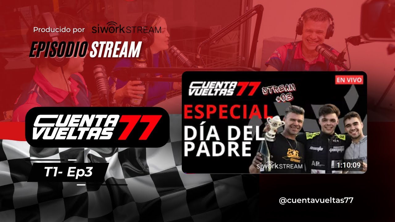 Ep#3- Cuenta Vueltas77- Una familia de fierros, anécdotas como pilotos y del Automovilismo.