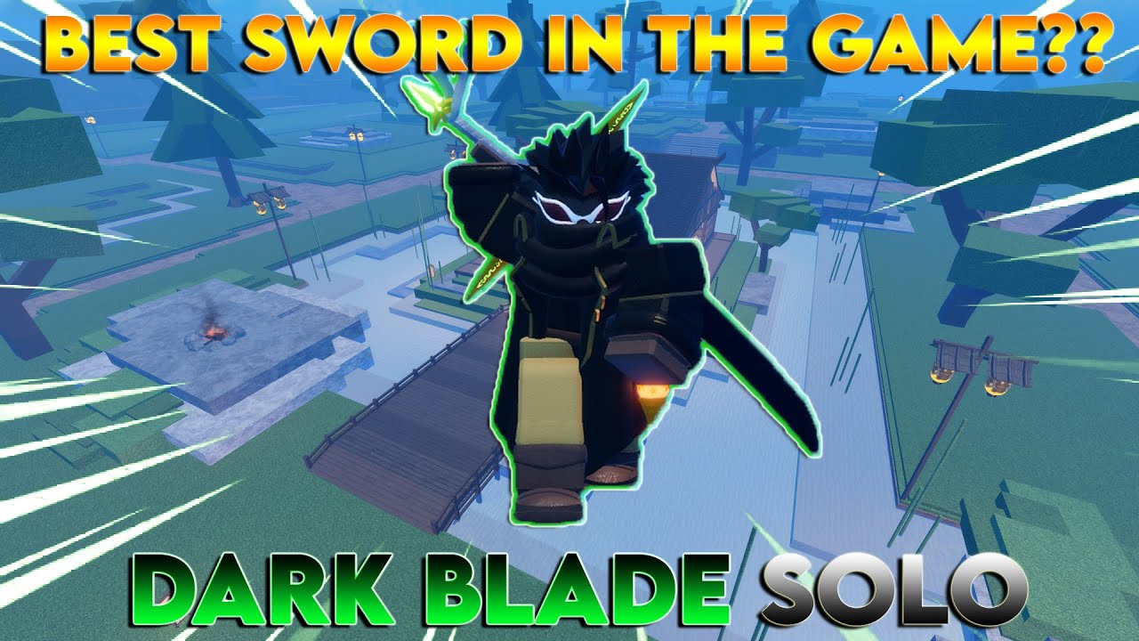 [GPO] DARK BLADE IS THE BEST SWORD IN THE GAME SPEED RUNNING THE LOBBY IN BATTLE ROYALE