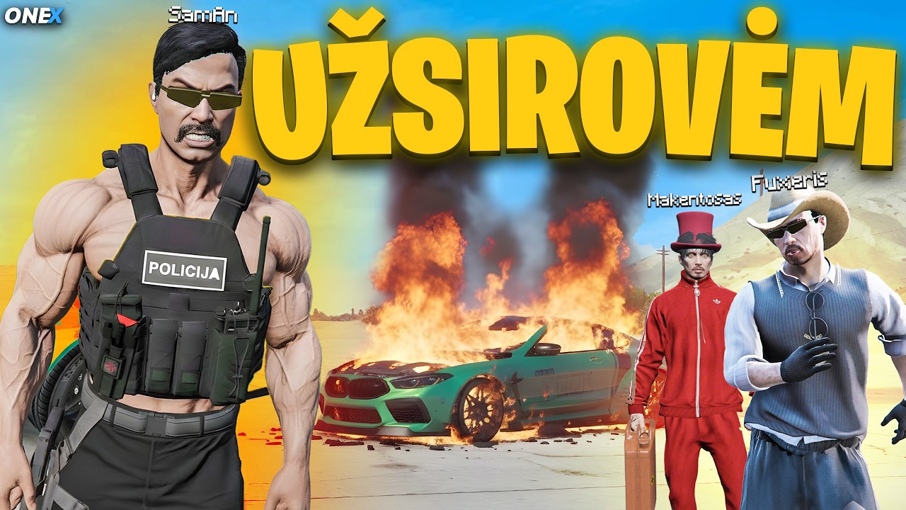 UŽSIROVĖM NE ANT TO MENTO? GTA ROLEPLAY LIETUVIŠKAI (OneX.lt)