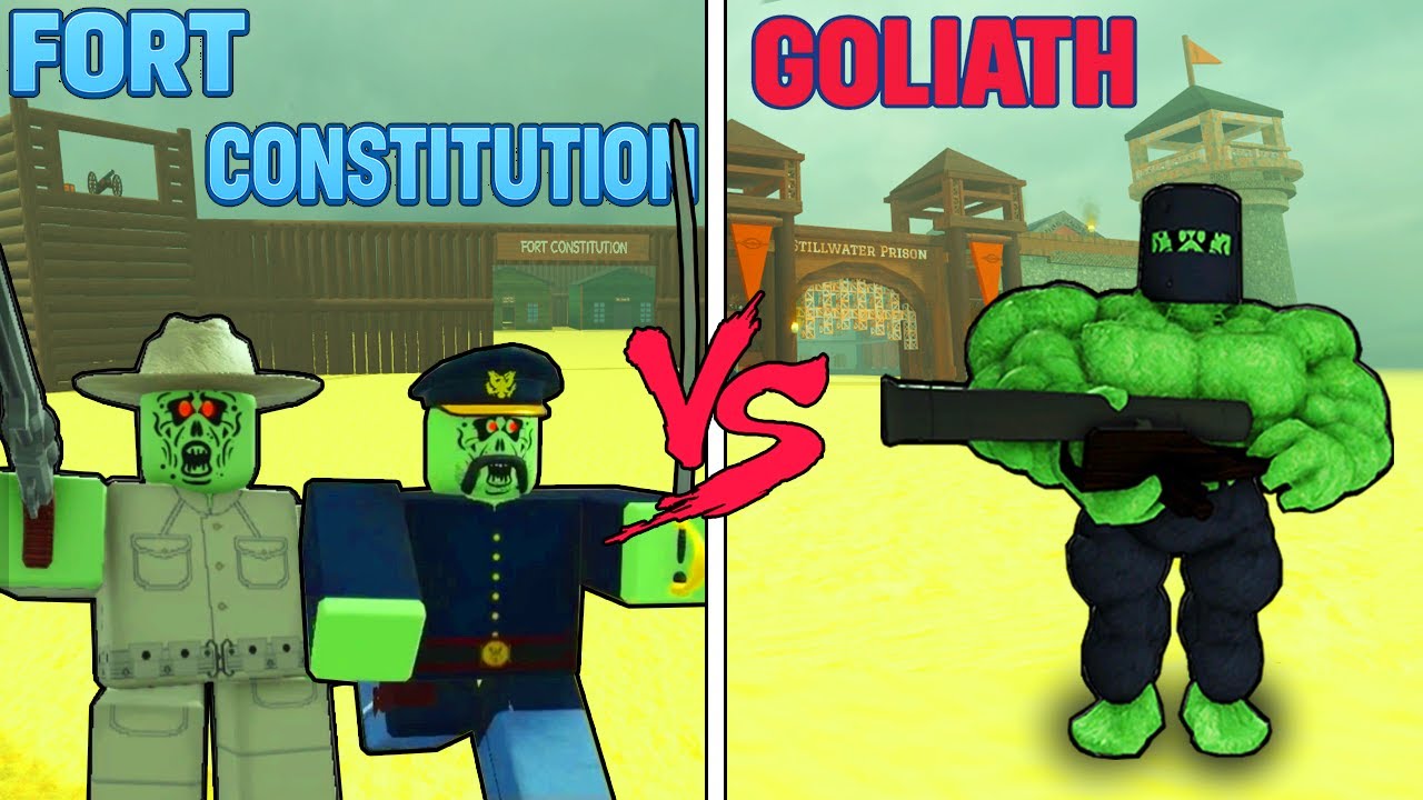 Roblox Dead Rails | Fort Constitution vs Goliath – Fort Captures Tesla and the Final Base!