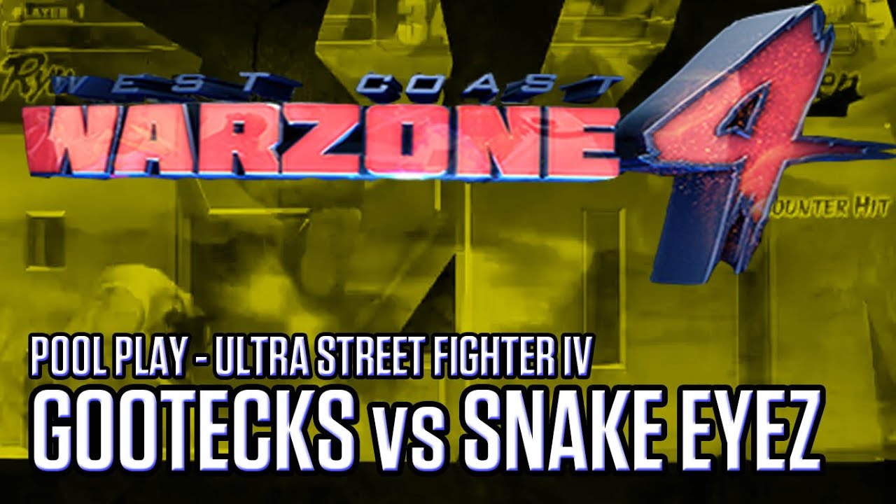 gootecks (@gootecks) vs Snake Eyes (@snake_eyez_) - Pool play - West Coast Warzone 4 - USF4
