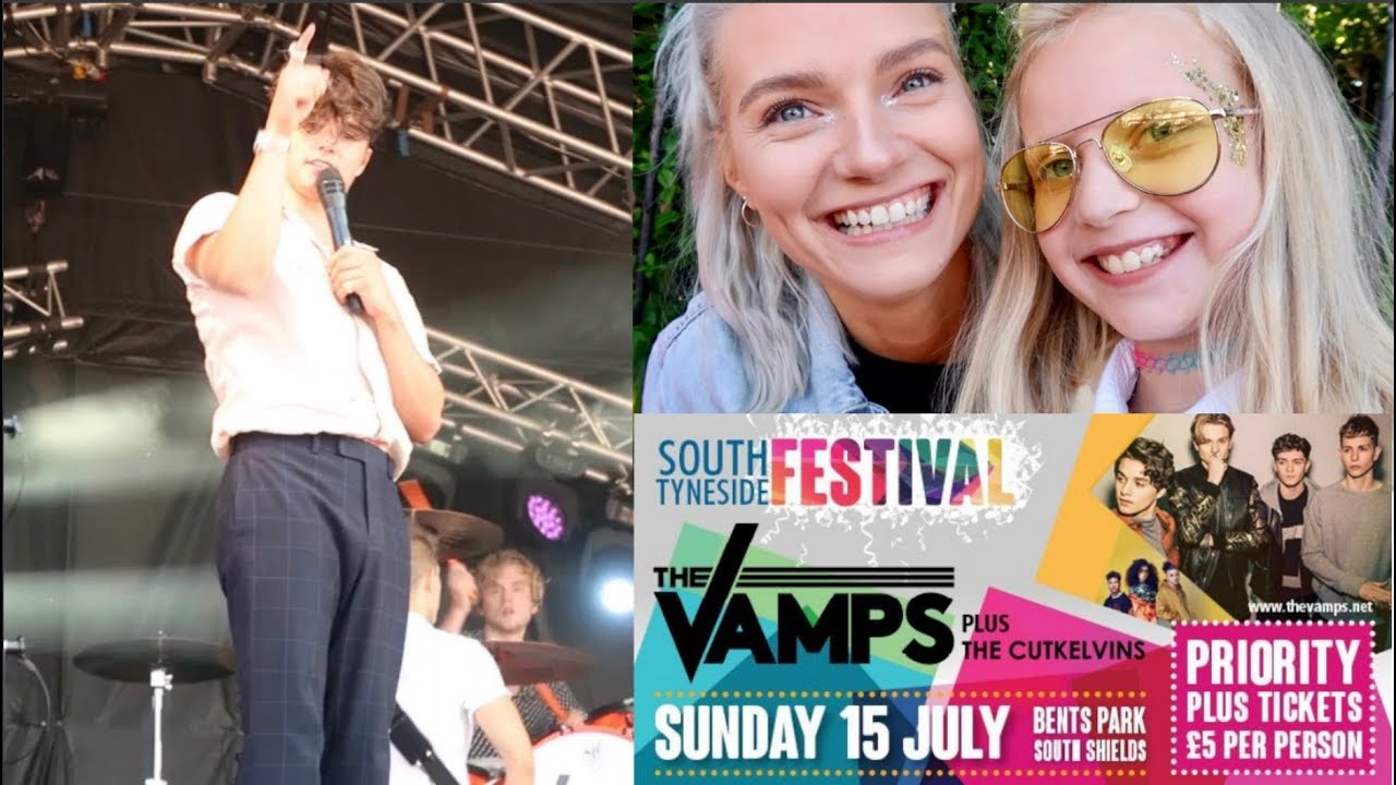 SOUTH TYNESIDE FESTIVAL THE VAMPS & NEW HOPE CLUB | VLOG | LoveFings