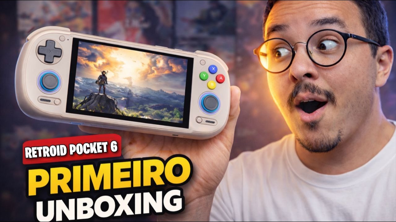 RETROID POCKET 6: RODA PS2, 3DS E ATÉ SWITCH?
