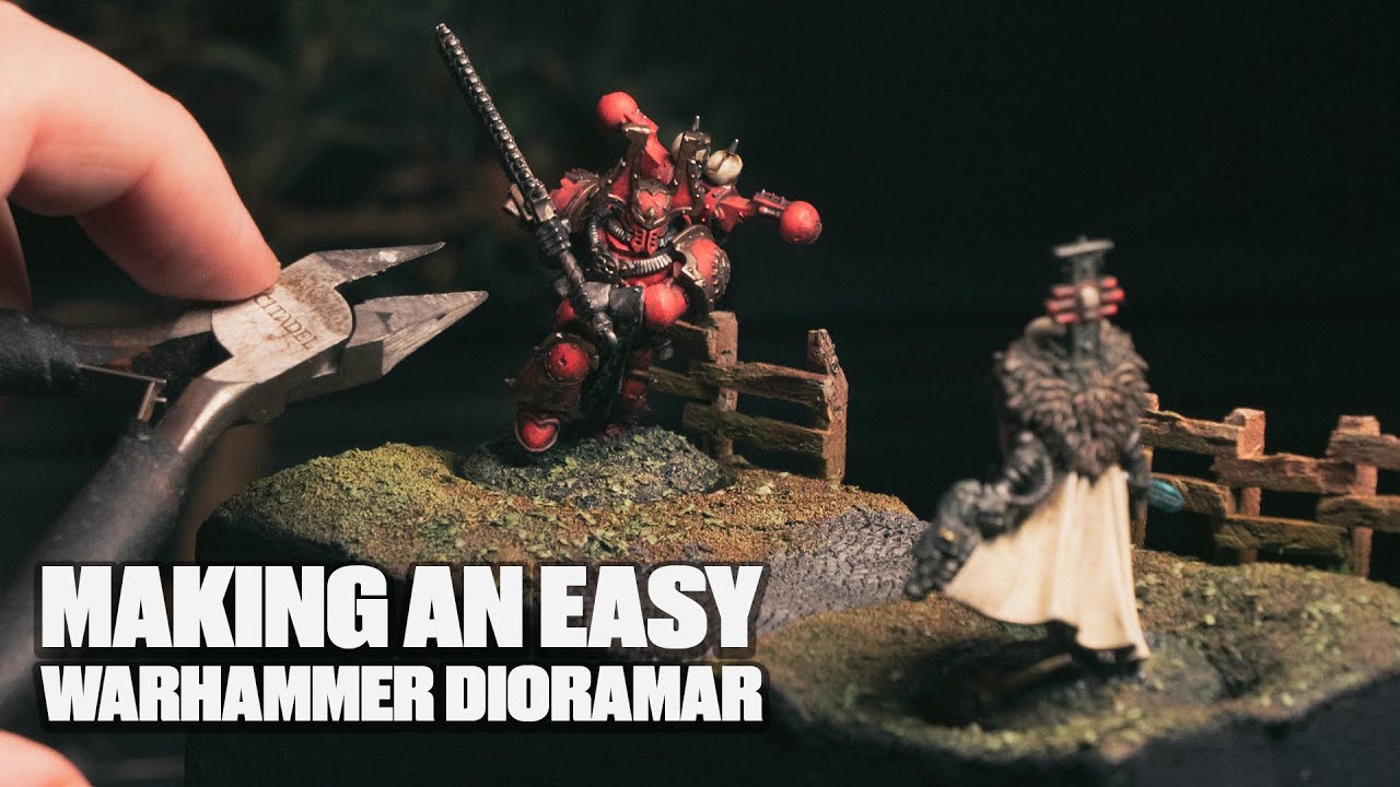 How To Make An Easy Warhammer 40k Diorama!