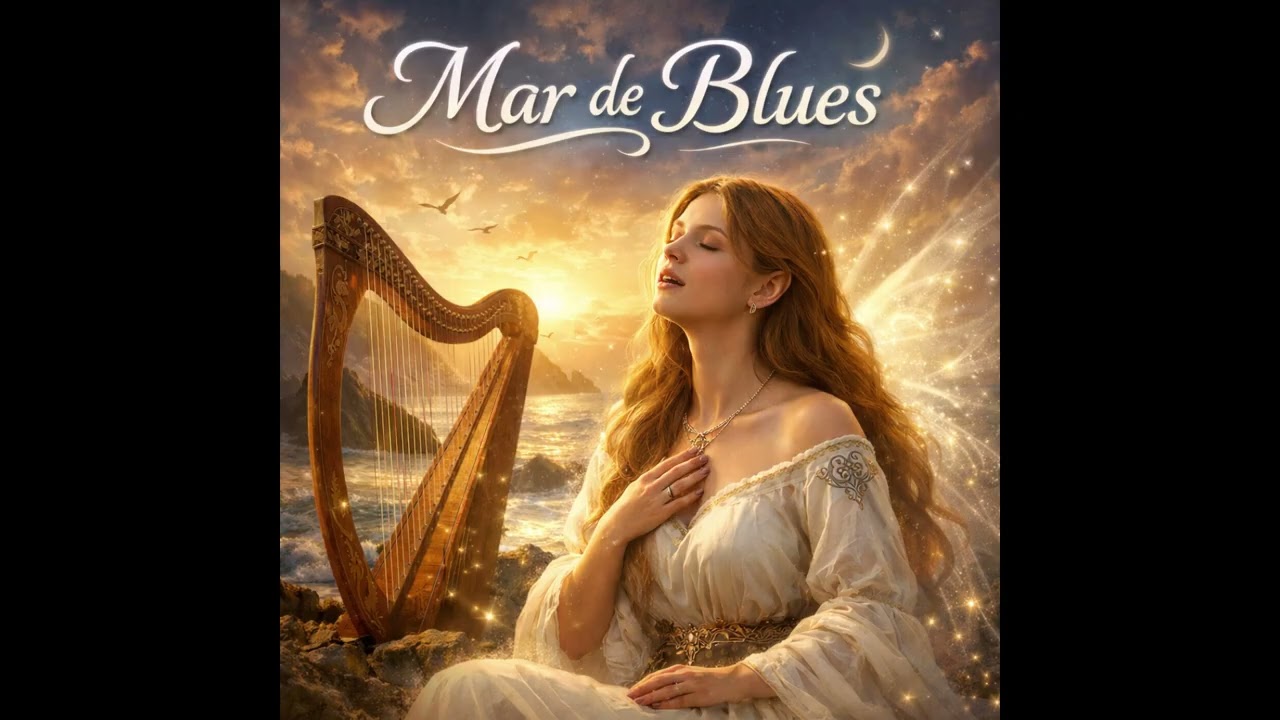 Mar de Blues 🌊 Angelic Celtic Blues by the Ocean | Deep Relaxation & Meditation Music (1 Hour)