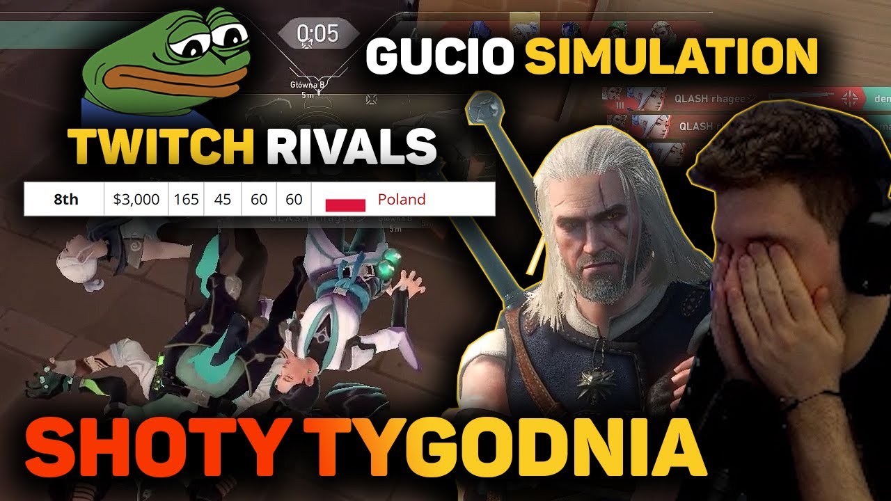 SHOTY TYGODNIA | TWITCH RIVALS | GUCIO SIMULATION | GUCIO