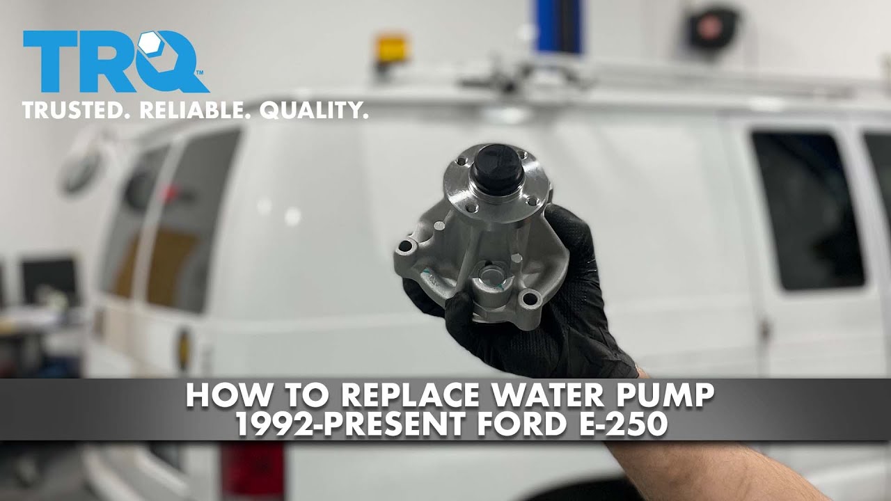 How To Replace Water Pump 1992-Present Ford E-250