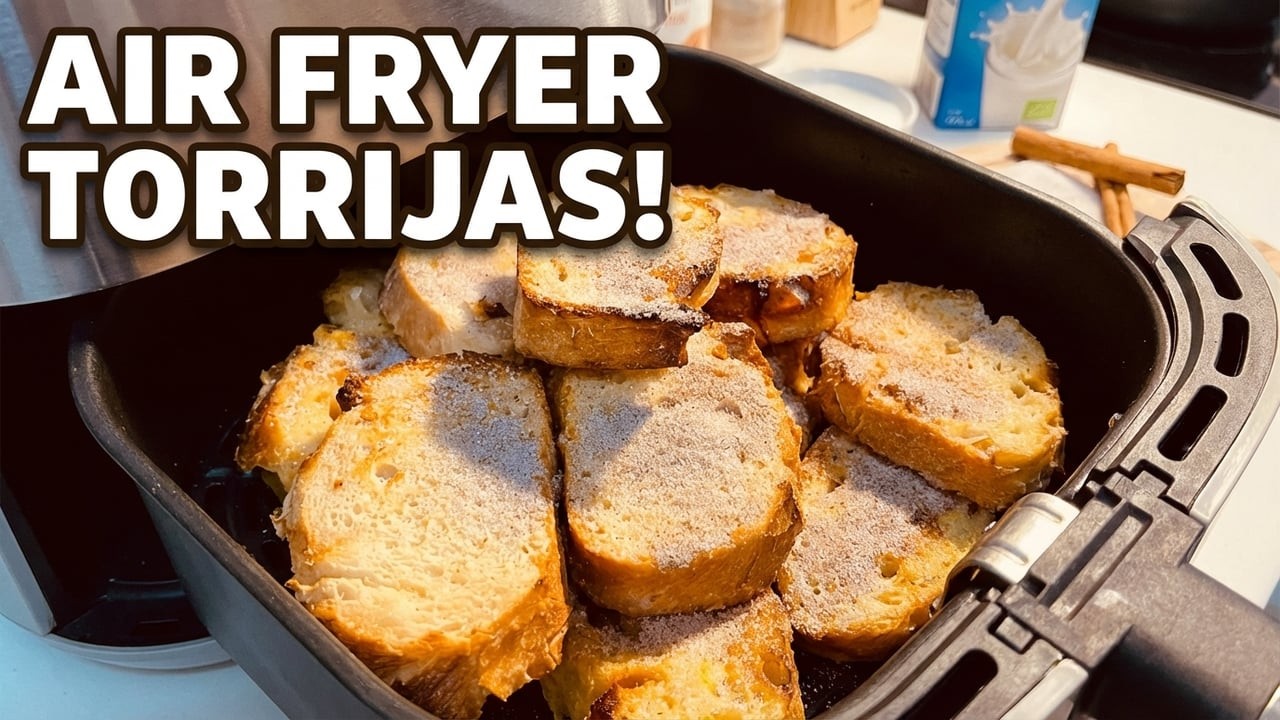 Torrijas fáciles y rápidas en Airfryer que quedan perfectas
