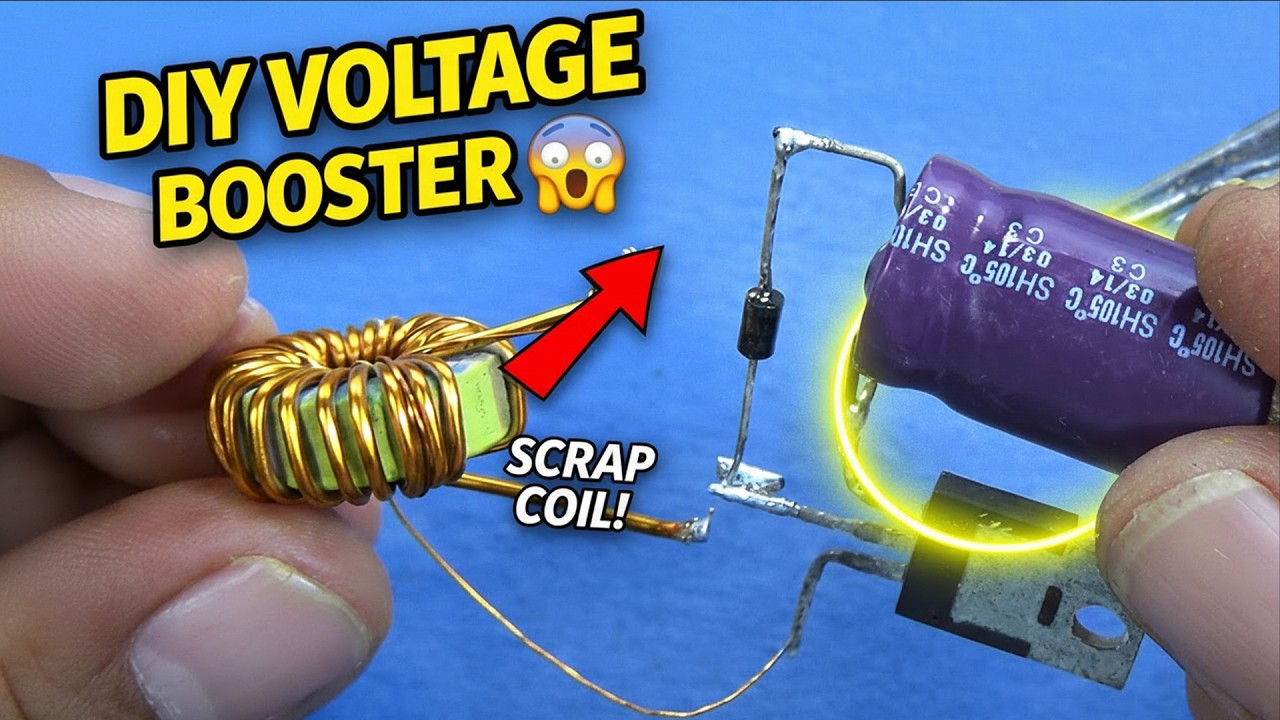 Simple DC to DC Boost Converter Using MOSFET | DIY Voltage Booster Circuit