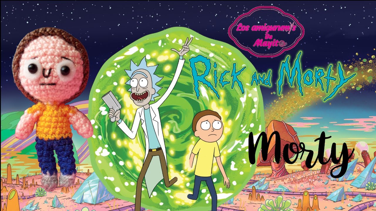 Amigurumi Morty a crochet | Llavero de Rick and Morty | MichiNita Crochet