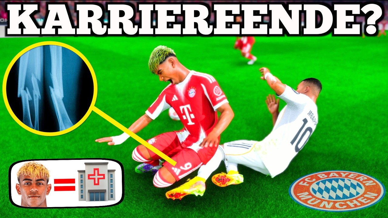 Beendet DIESE VERLETZUNG die SAISON unseres 99er TOP STARS LAMINE YAMAL? 😱🚑 | FC Bayern Karriere #33
