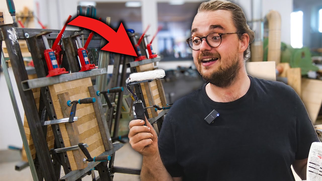 So solltest du deinen Holzleim auftragen! Günstige, einfach und sehr schnell!