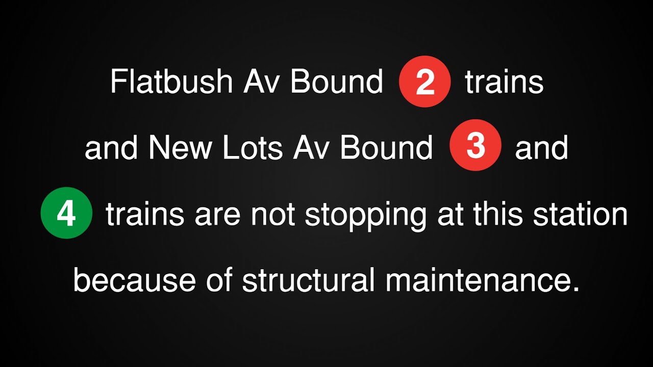 ᴴᴰ MTA Station Announcements: Structural Improvements on the Eastern Pkwy Line (2023 COMPILATION)