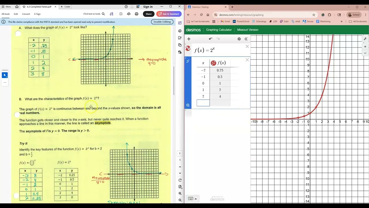 6.2 Graphing Exponentials Video