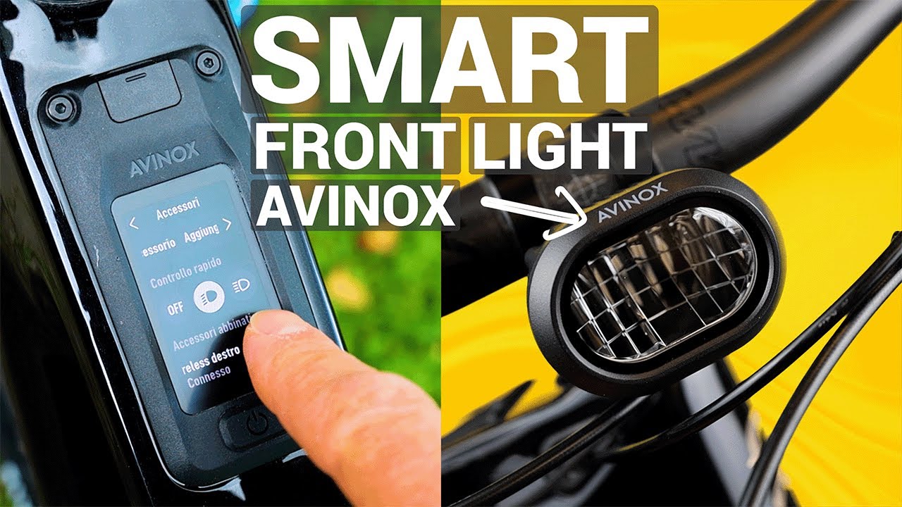 Avinox Smart Front Light Combo | La nuova luce intelligente per eMTB Amflow | MTBT