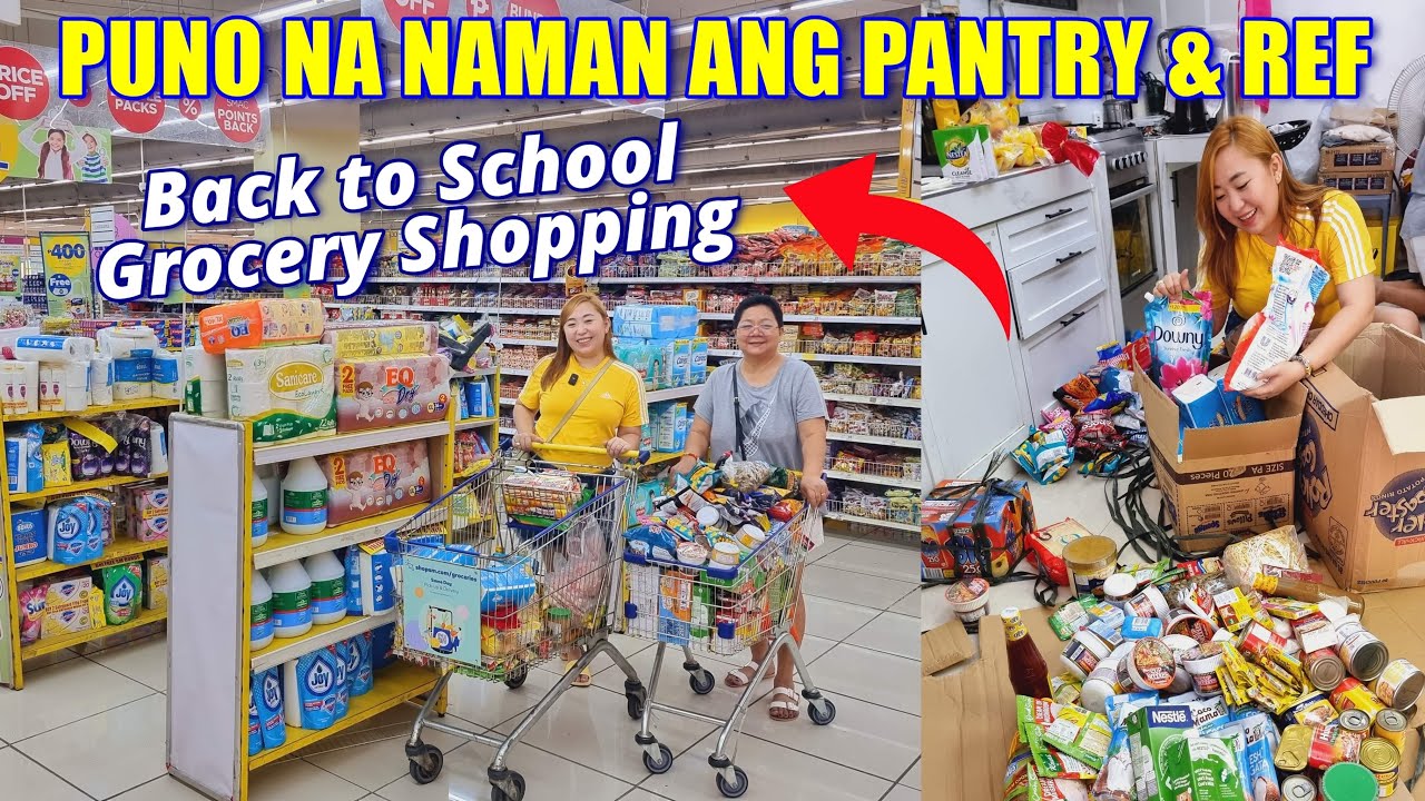 Grocery Bill Reveal! Back To School Sale | Magpuno Tayo Ng Pantry & Ref | Team Ogad