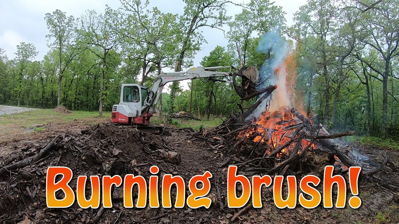 Burning A Brush Pile