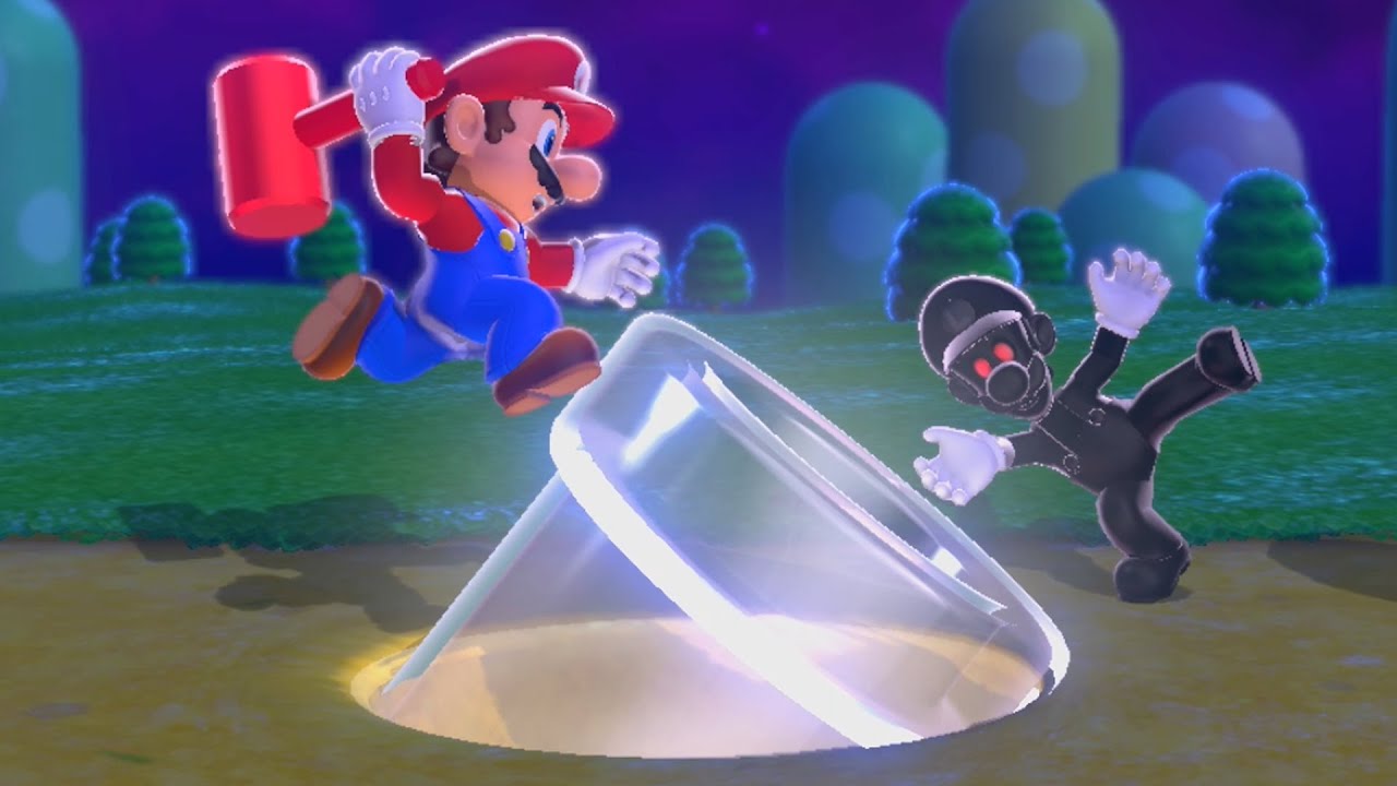 Playable Shadow Luigi in Super Mario 3D World + Bowser's Fury