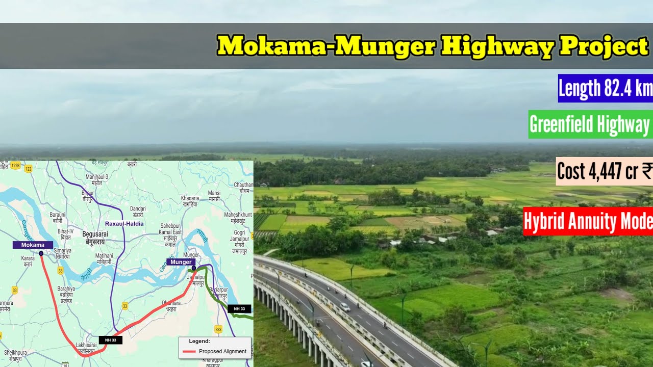 Mokama-Munger 4 Lane Highway Project 