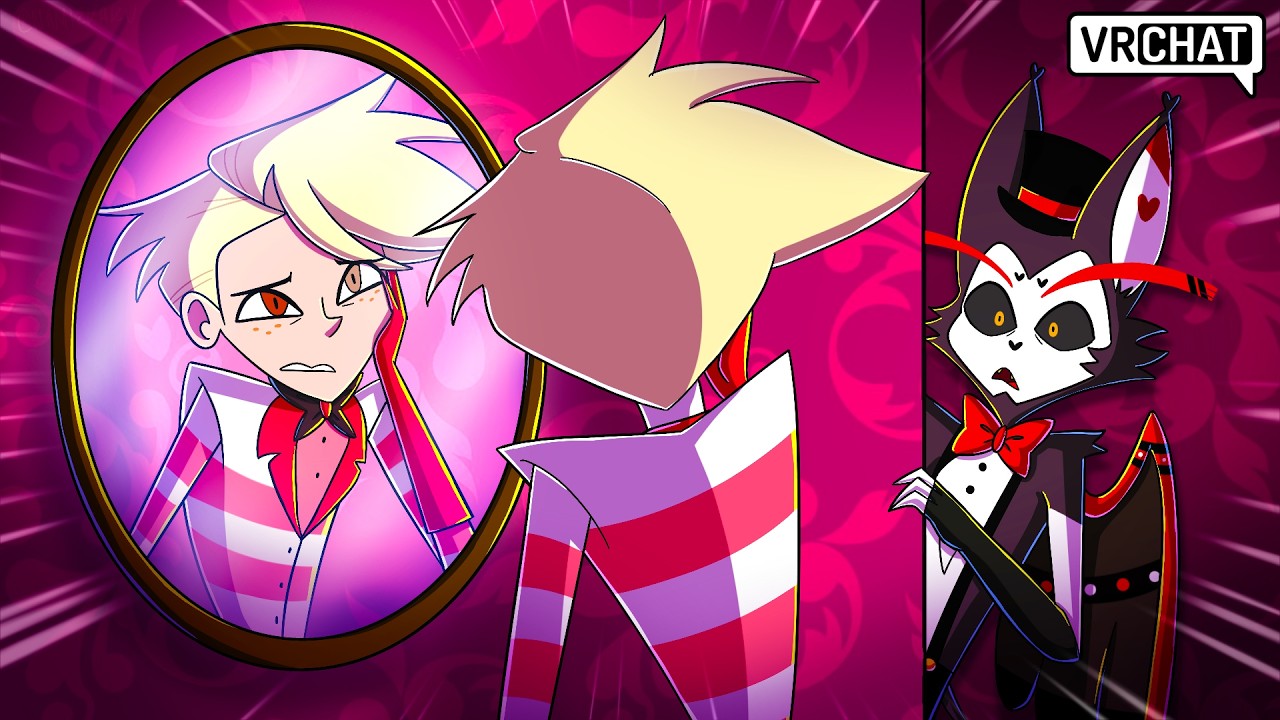 Angel Dust BECOMES A HUMAN in Hazbin Hotel VRChat