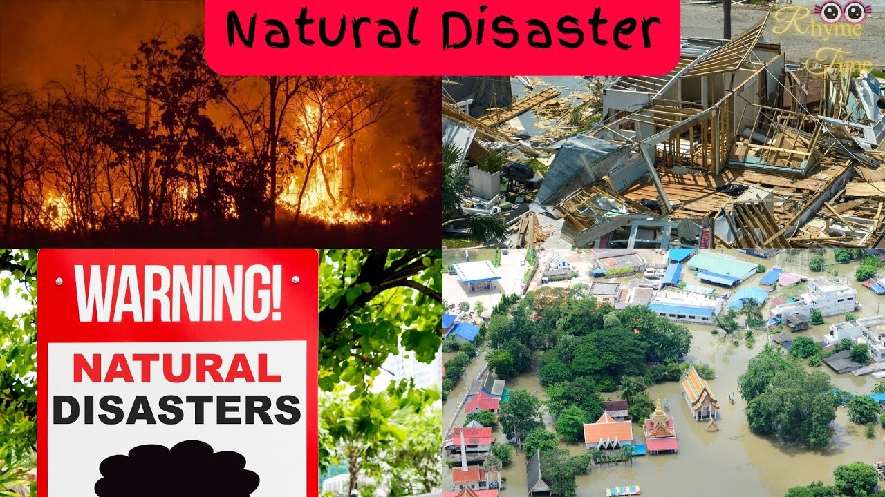 Natural Disaster Vocab + Mastering Natural Disaster Keywords + RhymeTime nursery rhymes & kids songs