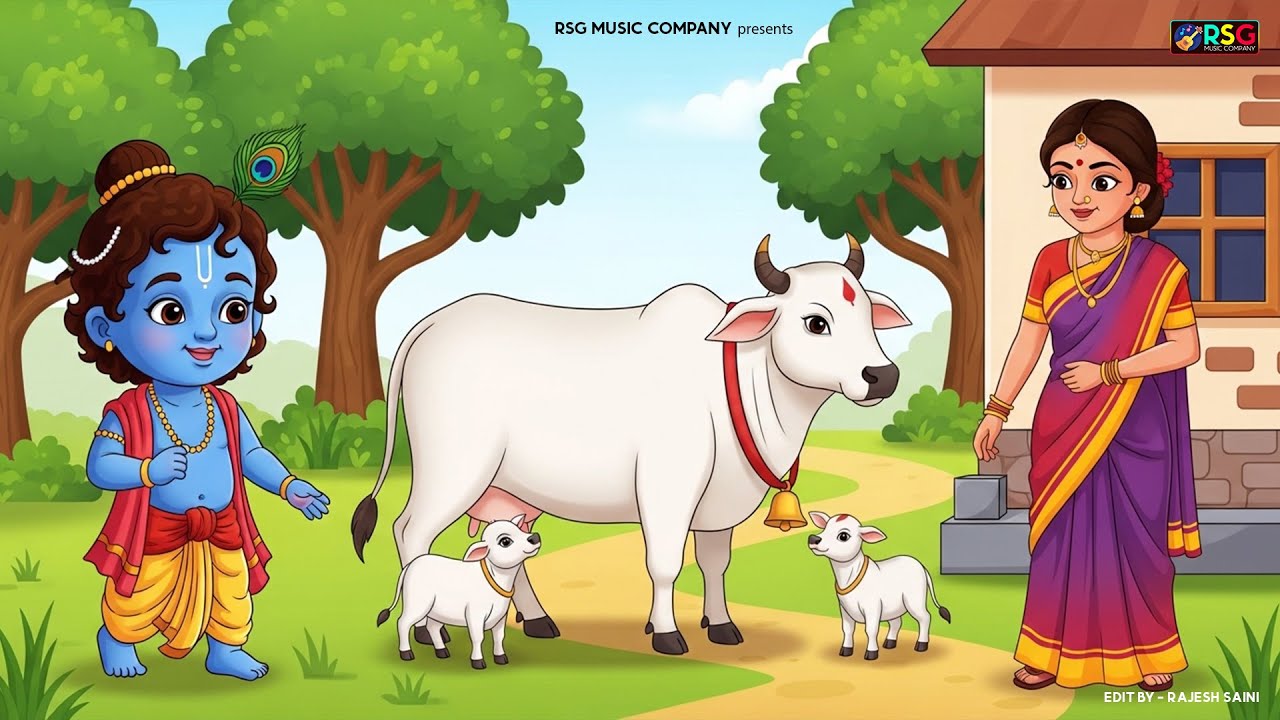 Choti Choti Gaiya, Chote Chote Gwal | छोटी छोटी गैया | #Little Krishna Bhajan - Krishna Bal Leela