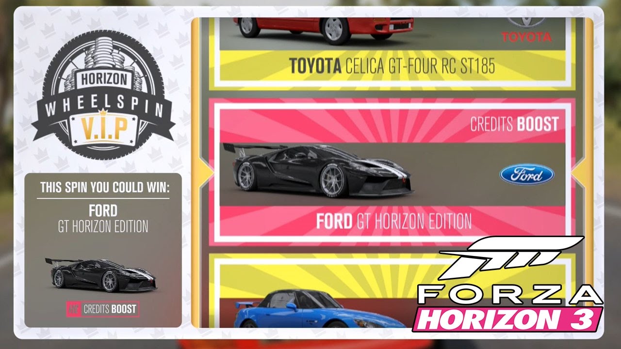 Forza Horizon 3 100+ VIP WHEELSPIN - SO MANY FORZA HORIZON EDITION CARS - LEVEL 300 TO LEVEL 400