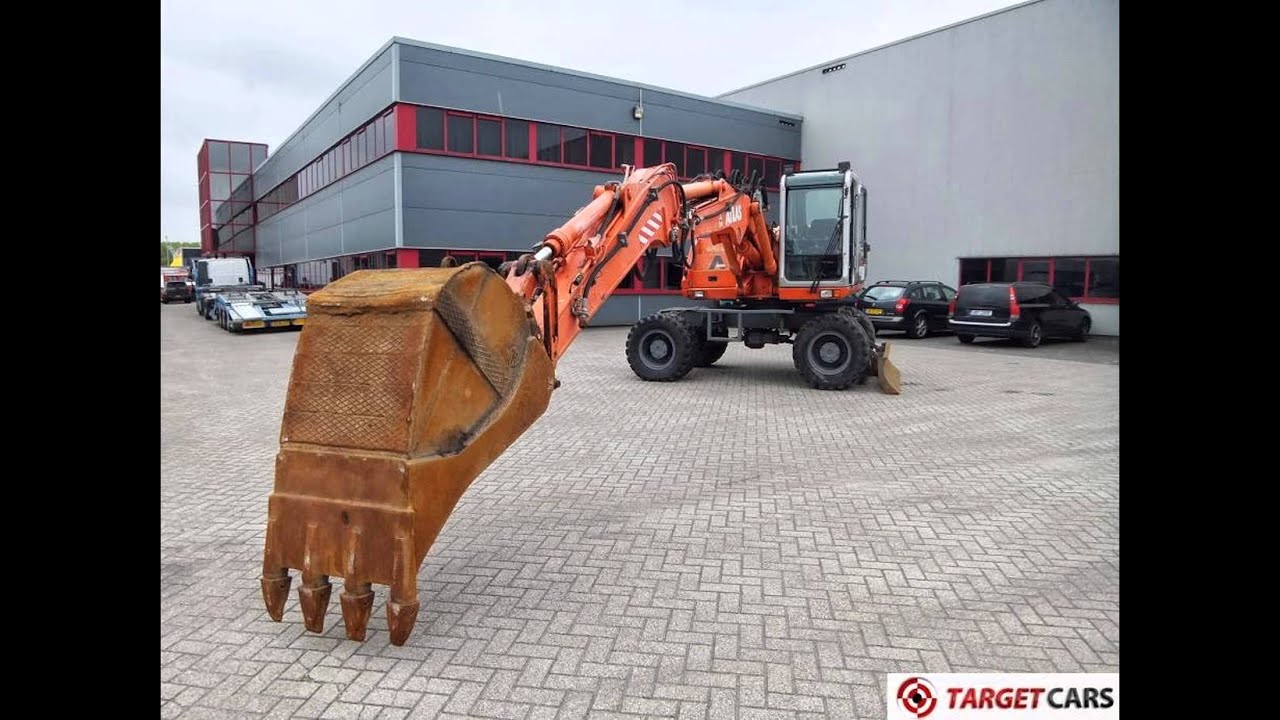ATLAS 1504M MOBILE WHEELED EXCAVATOR 2003 9961HRS
