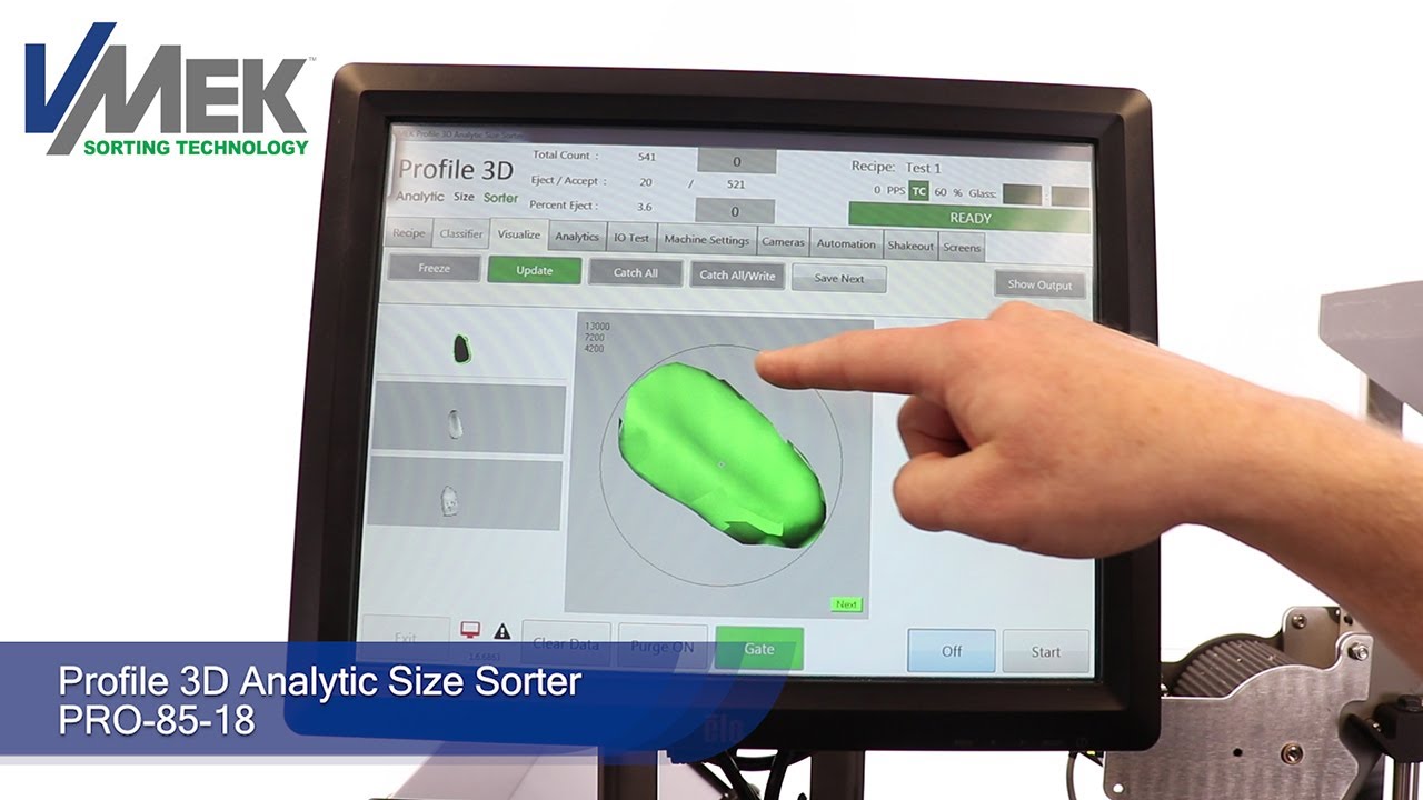 Profile 3D Analytic Size Sorter Introduction