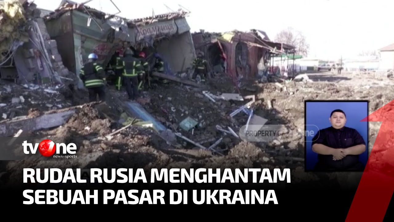 Sebuah Pasar Luluh Lantak Dihantam Rudal Rusia | Kabar Pagi tvOne