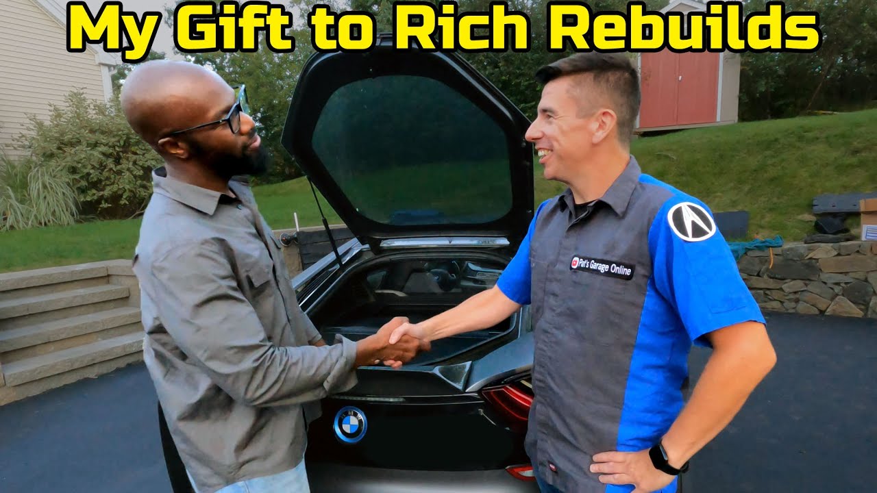 My gift to @RichRebuilds - The BMW i8 engine cover!