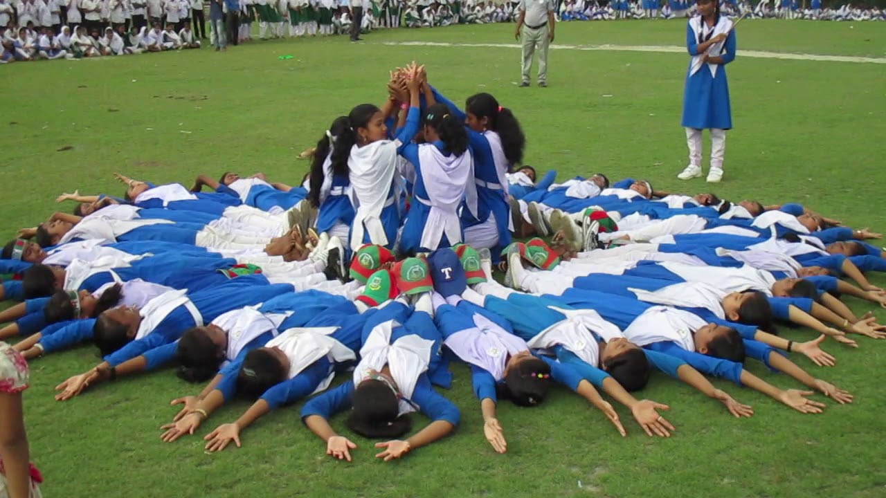 School girls awesome display.