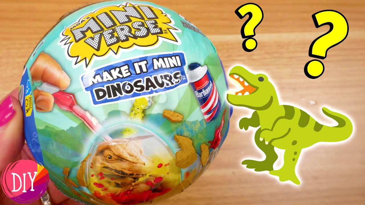 MGAs Make it Mini Dinosaurs 🦖 Jurassic World Dino DIY 🦖 Unboxing & Test