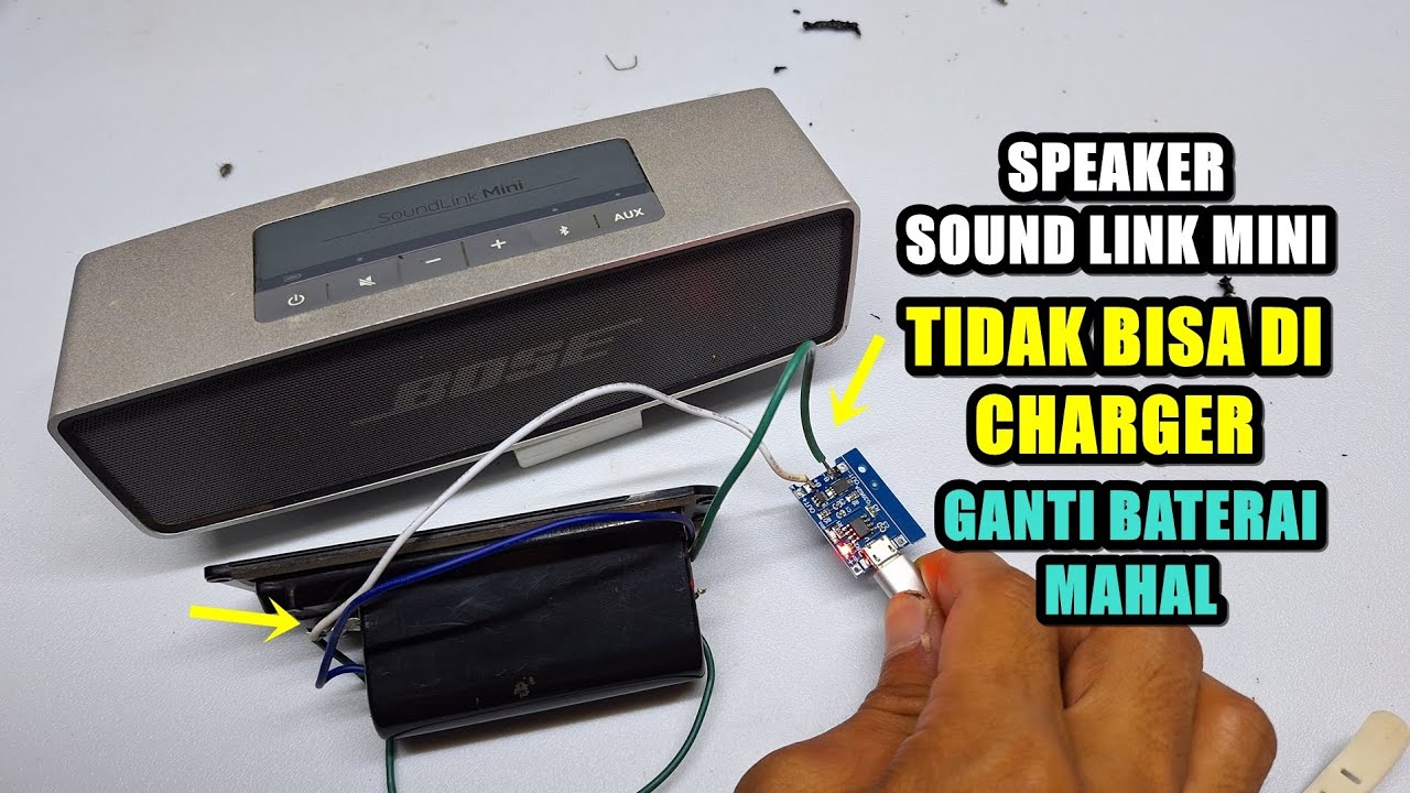 SPEAKER BOSE SOUNDLINK MINI 1 TIDAK MAU DI CHARGER