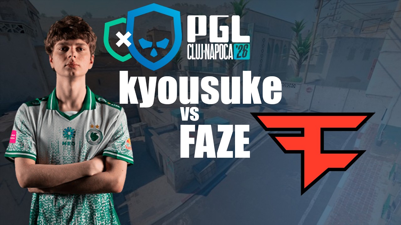 kyousuke vs Faze (PGL Cluj-Napoca 26) POV dust2