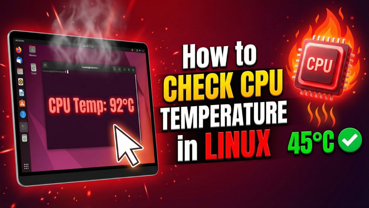 Как проверить температуру процессора в Linux (простой способ)