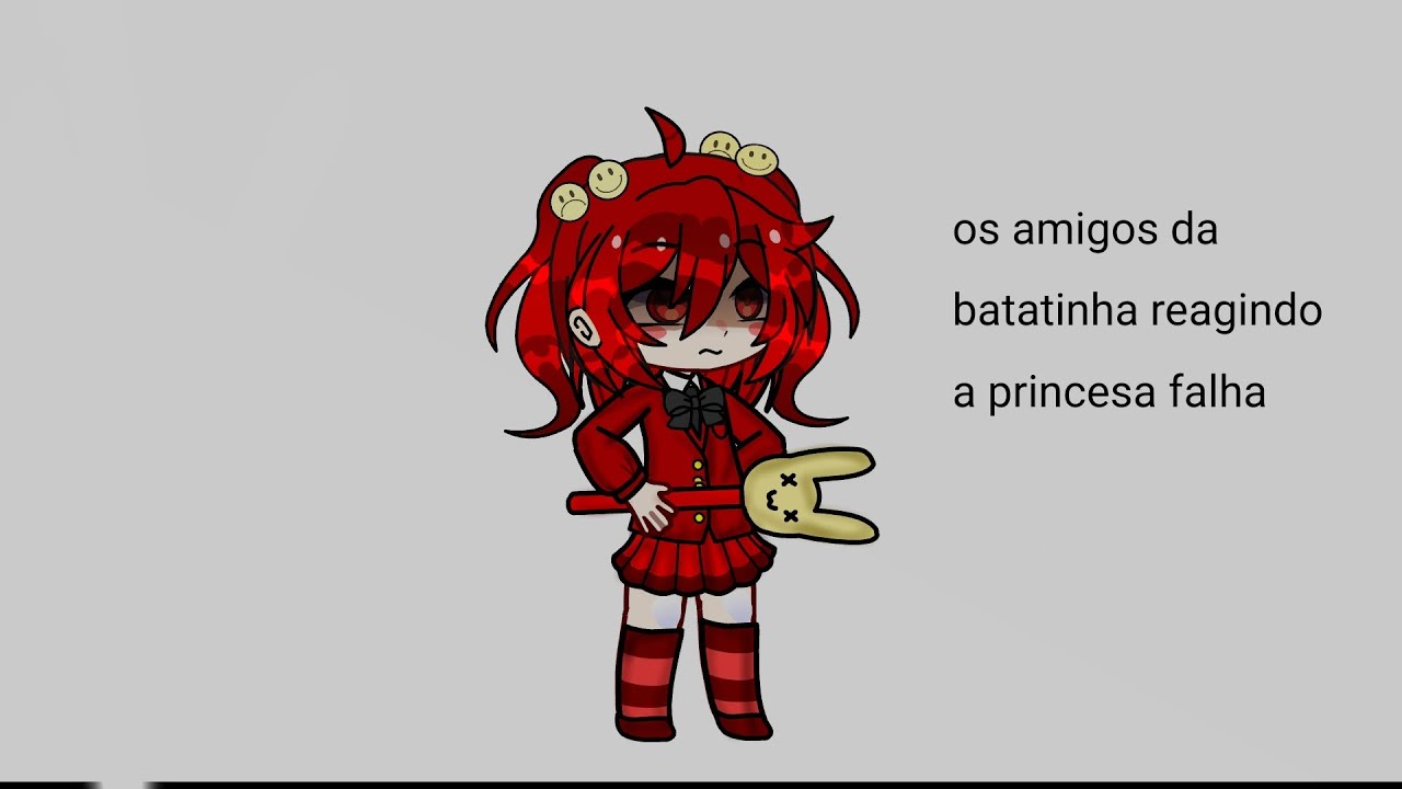 Os amigos da batatinha reagindo a princesa falha