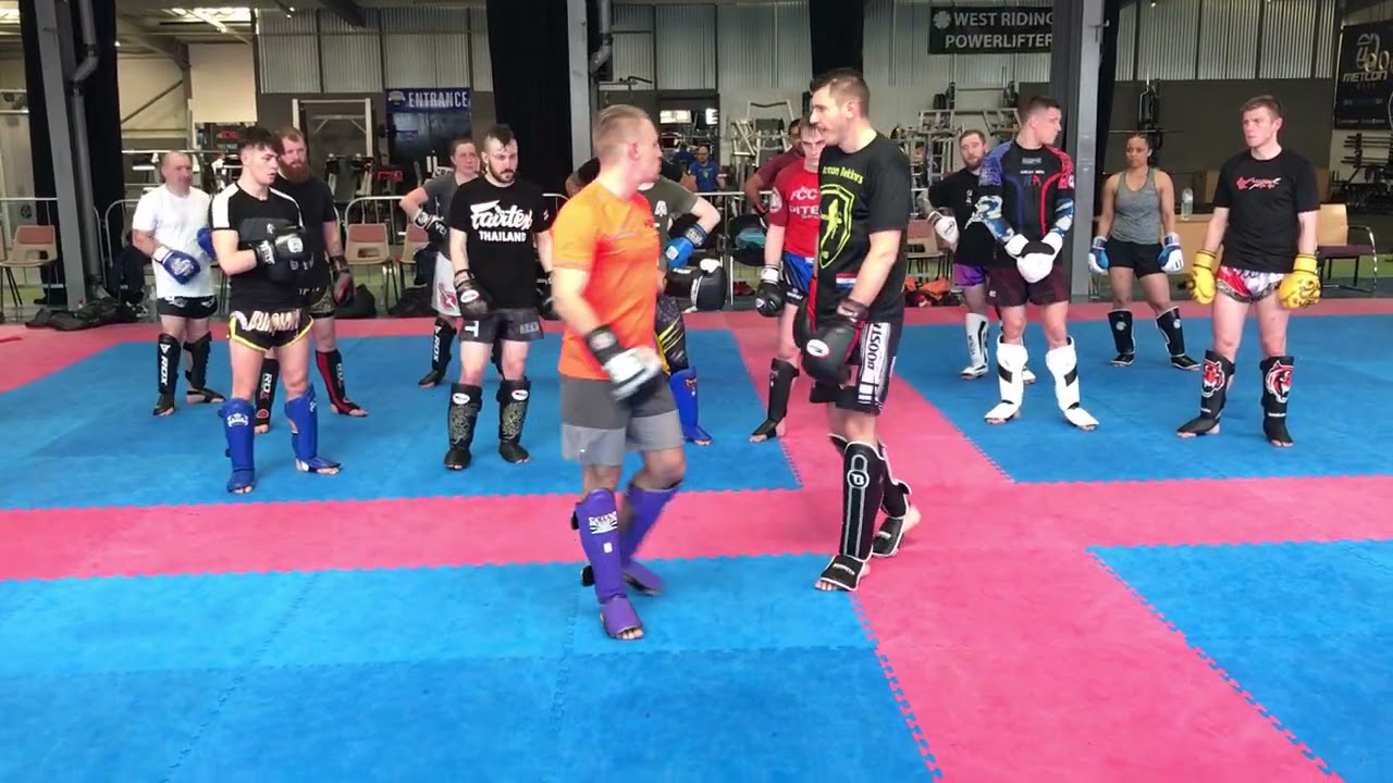 Nick Hemmers Dutch Style Kickboxing Seminar at AVT MMA Leeds 2019