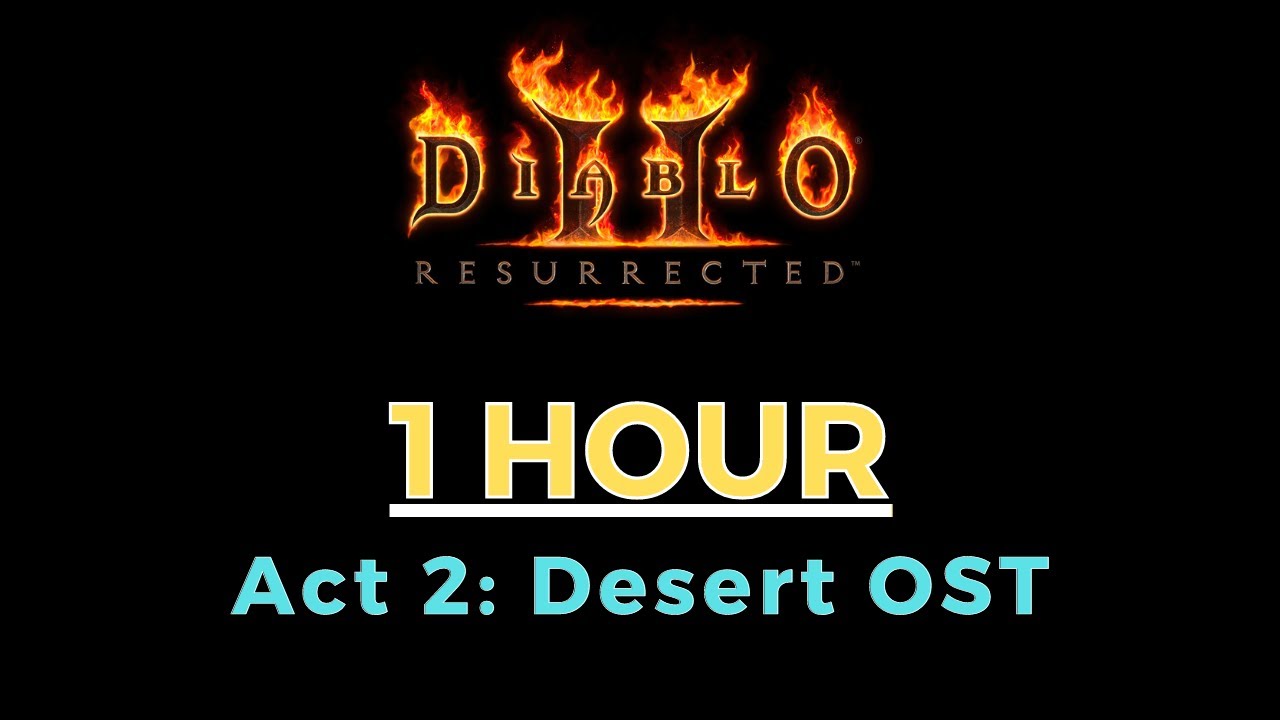 Diablo 2 Act 2 Desert Music Extended (1 Hour Ambient OST)