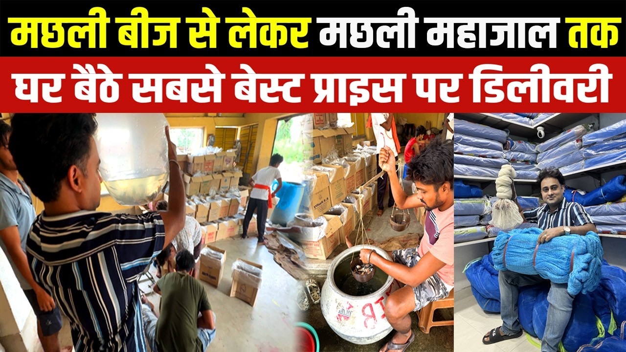 Best quality fish seeds Market Kolkata🐟Machhli Jeera🐟सभी तरह के मछली का बच्चा+Farming Net भी मिलेंगे
